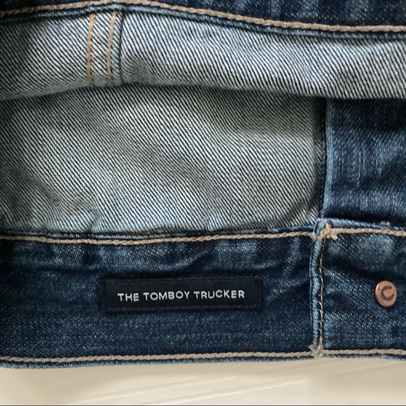 LUCKY BRAND THE TOMBOY TRUCKER JEAN JACKET SIZE S - Picture 5 of 7